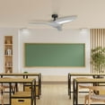 thumbnail image 2 of Aerofanture Ceiling Fans with Remote Modern 52 inch Ceiling Fan No Light with Reversible Blades, Silver, 2 of 6