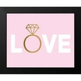 thumbnail image 2 of Braun Studio 24x20 Black Modern Framed Museum Art Print Titled - My Ring Love, 2 of 5