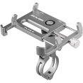 thumbnail image 1 of Bicycle & Motorcycle Phone Mount - Aluminum Bike Phone Holder with 360°Rotation Adjustable Handlebar Phone Holder Compatible with iPhone XS XR 8 Plus,Compatible with Samsung S9/S8 (Gray), 1 of 5