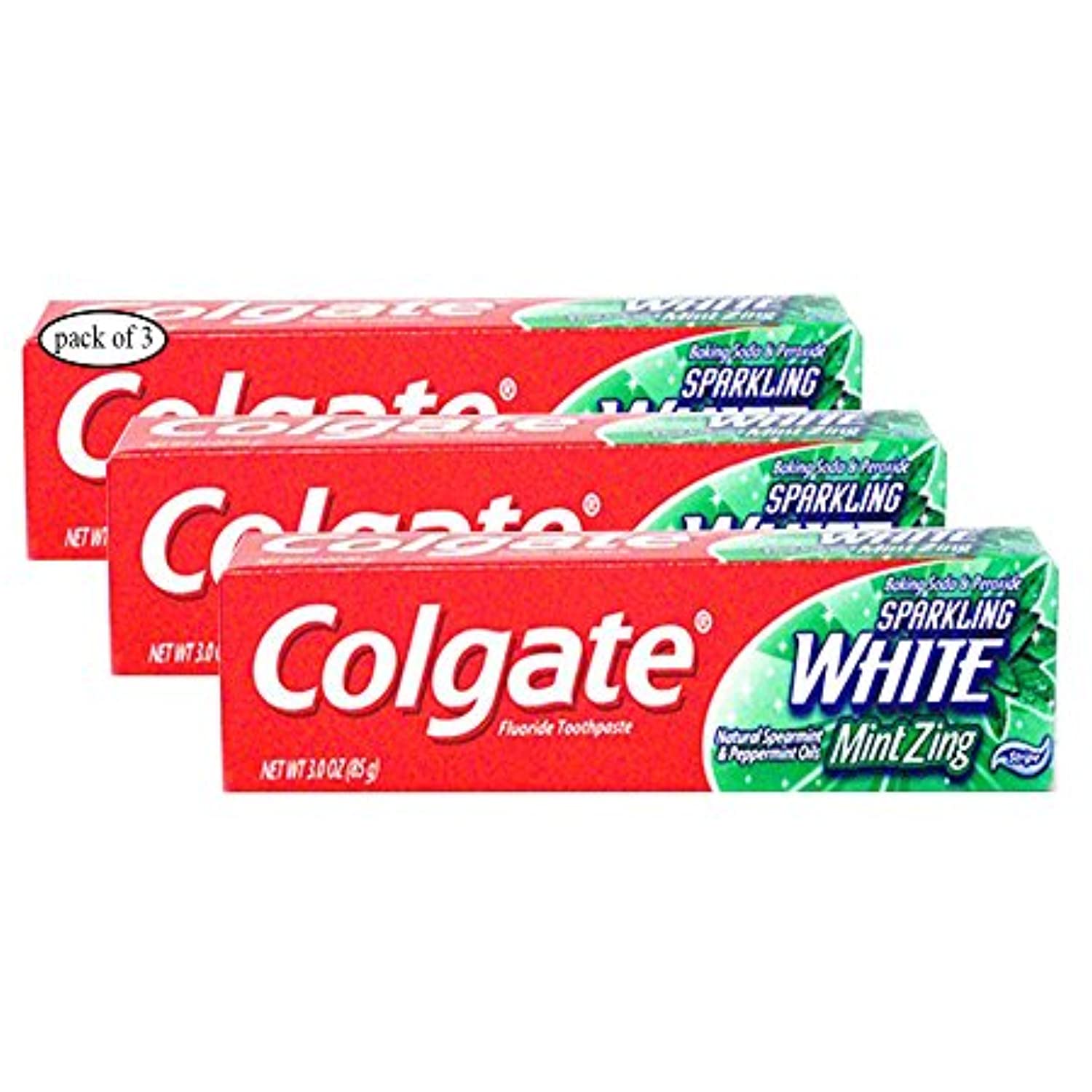 Colgate Sparkling White Mint Zing Toothpaste3 Oz