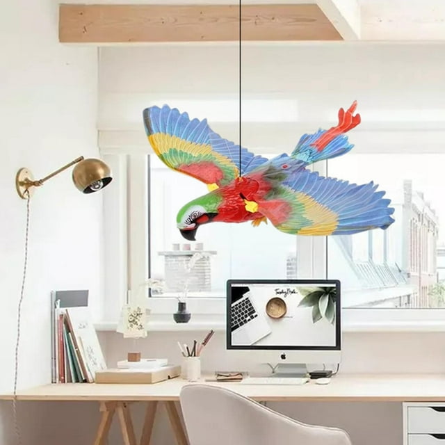 Juguete eléctrico Colco Pájaro volador con cable colgante para mascotas Gato Salto automático Ejercicio Loro cometa voladora