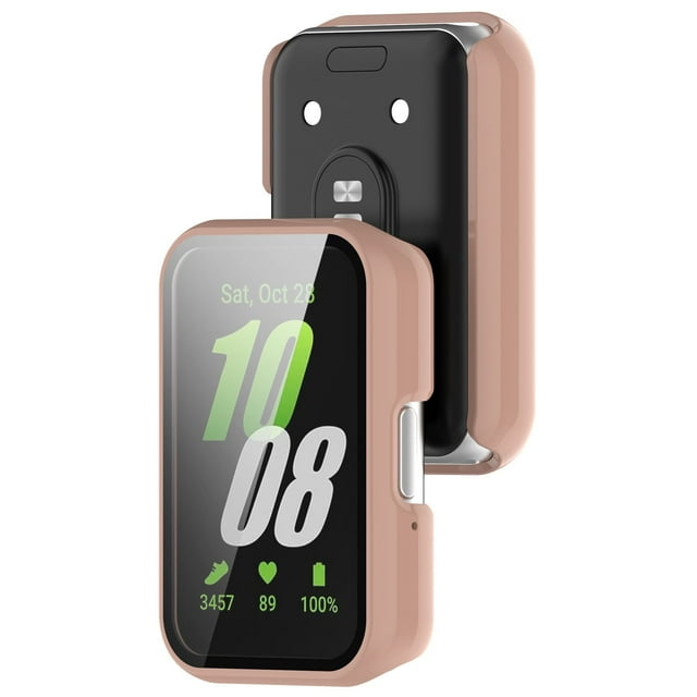 WIFKLSIIPG Integrated PC & Tempered Glass Case Compatible with Smartwatch Bands Durable Cover for Electronic Wearables