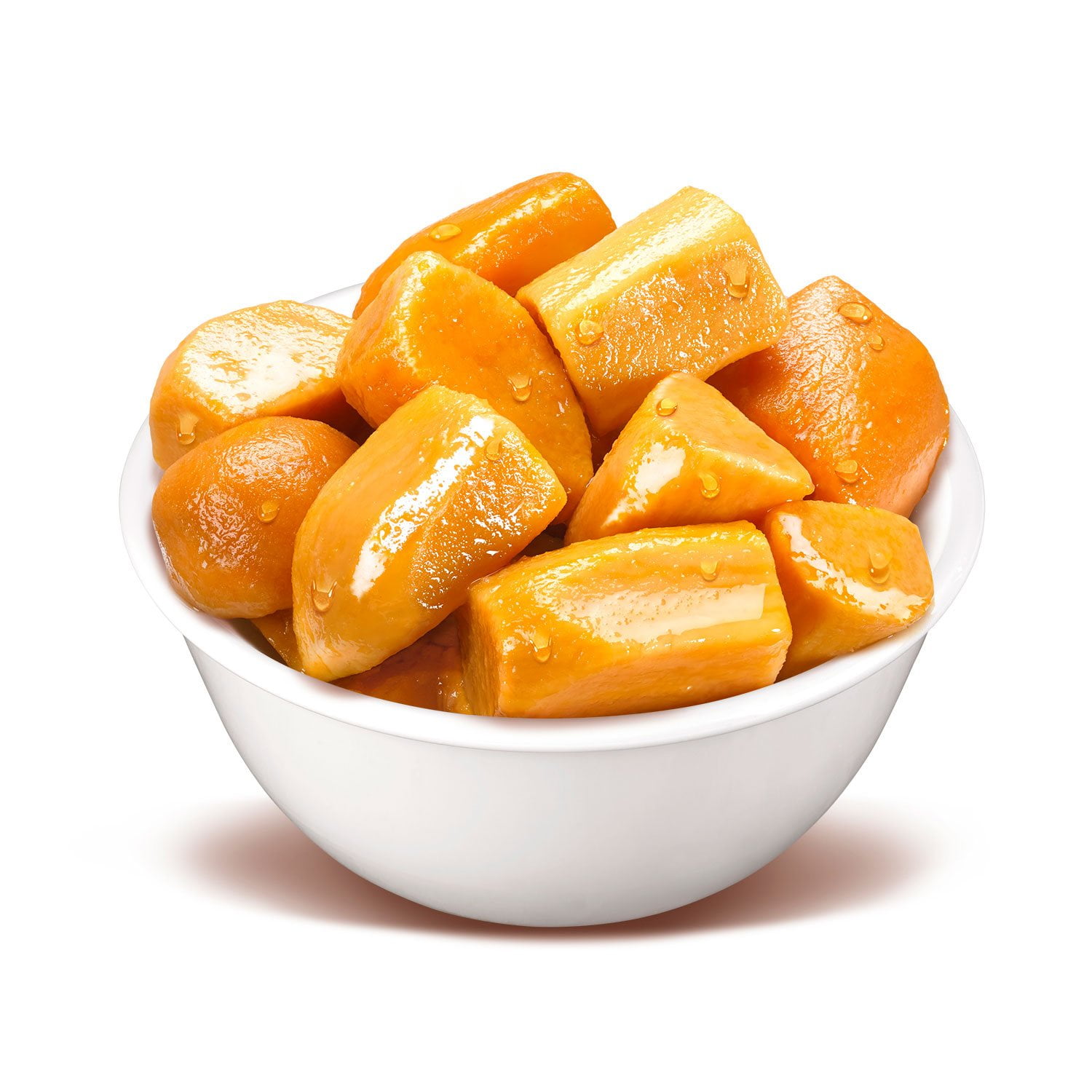 Bruce's Cut Yams, Sweet and Tender Canned Vegetables, 29 oz., 4 pk. With White Bowl By OMA