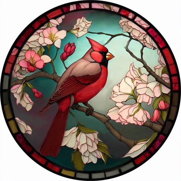 Kit de pintura por números sobre lienzo, arte al óleo artesanal, imagen de Titmouse, decoración del hogar, 40x40cm