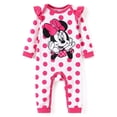 thumbnail image 1 of Romper Disney Minnie Mouse de manga larga para niñas de 0 a 3 meses, 1 of 8