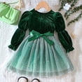 thumbnail image 2 of TAIAOJING Toddler Girls Long Sleeve Dresses Star Sequin Tulle Princess Dress Clothes For 2-3 Years, 2 of 7