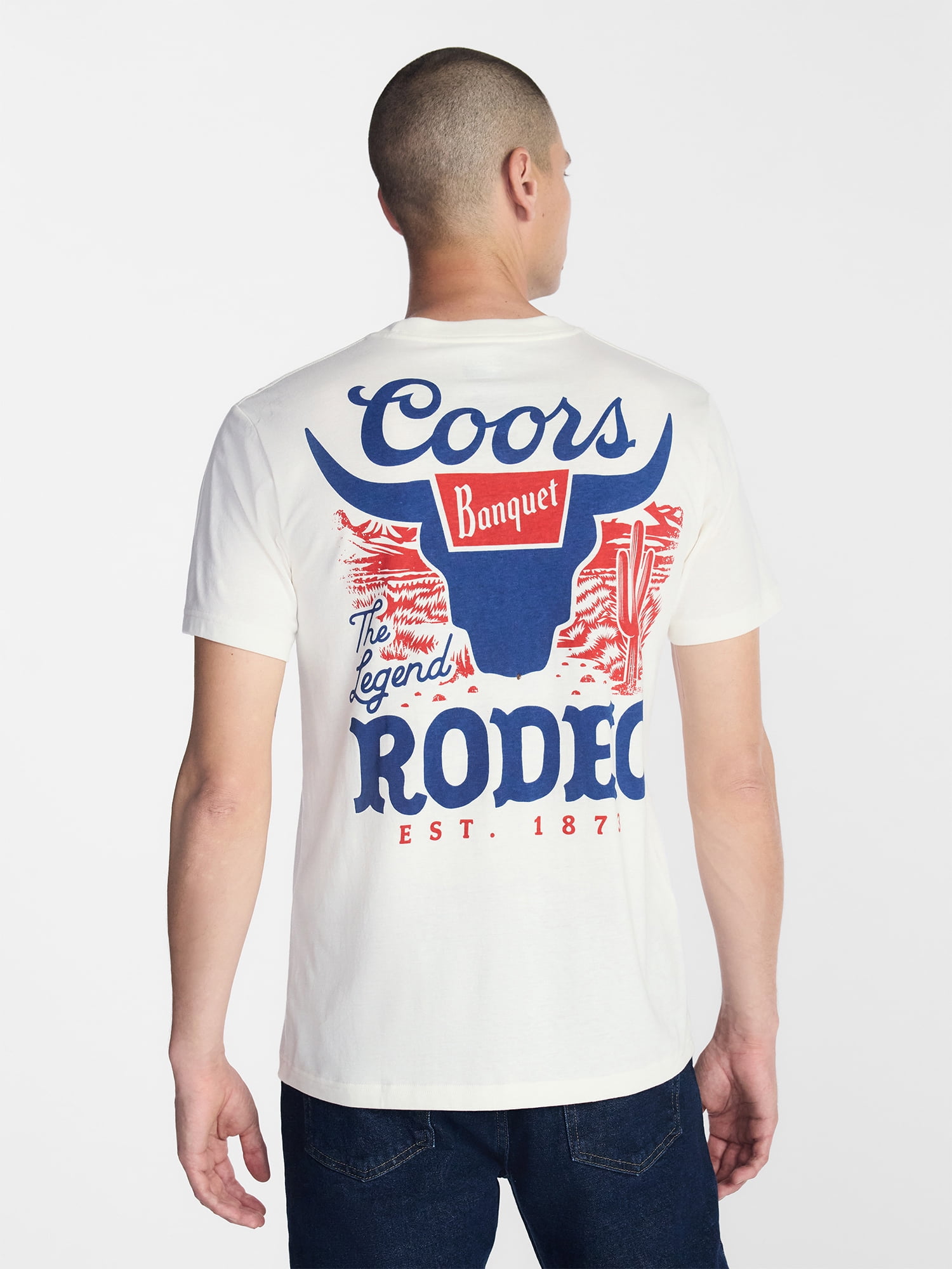 Coors Men's and Big Men's Americana Rodeo Graphic Tee, Sizes XS-5XL