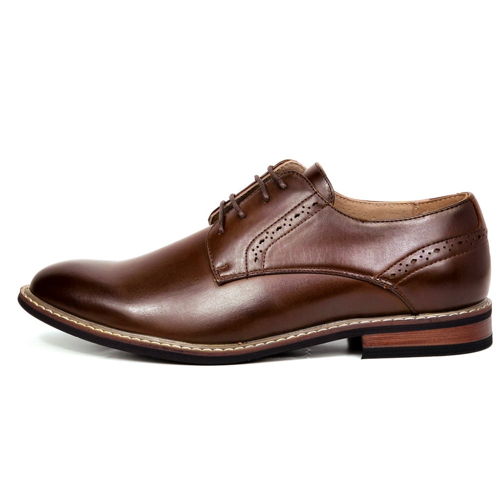 Bruno Marc Men's Plain Toe Oxford Shoes Business Formal Derby