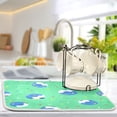 thumbnail image 6 of Iauyy Dish Drying Mat for Kitchen Counter, Super Absorbent & Hanging 16x18 / 18x24 Inch (S/M) Digital Art, 6 of 8