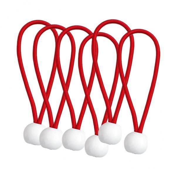 3x Juego de 6 Bos Profesionales Elástica, de para Carpas de Camping Lona, pancarta, , Pabellones: Seleccione Baoblaze Bungee de pelota
