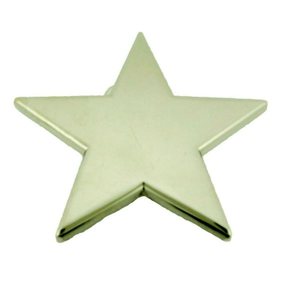 New Men Women Star Belt Buckle Silver Chrome Metal Western Cowgirl Cowboy Rodeo Texas Style