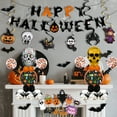 thumbnail image 6 of Lockways 107PCS Halloween Balloons Kit BOO Foil Confetti Balloons Garland Balloons Party Decor for Outdoor Indoor, 6 of 9