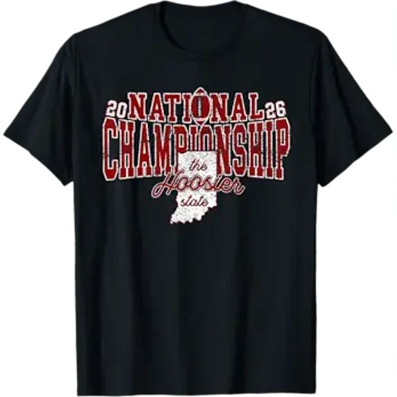 Vintage Indiana The Champs are Here 2026 T-Shirt