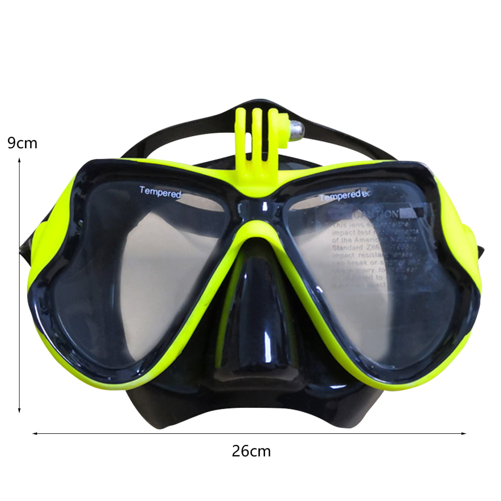 Diving Glasses Scuba Diving Mask Swim Face Goggles Mount For Camera Go Pro New 