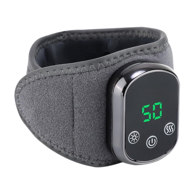 Masajeador de manos portátil con calefacción eléctrica, recargable por USB, con protector de muñeca para relajarse en casa.
