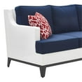 thumbnail image 3 of Tommy Hilfiger Hampton Outdoor Mesh Sofa Coastal White and Navy, 3 of 8