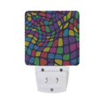 thumbnail image 5 of Yayeee LED Night Light for The Home Plug in With Light Sensors 2 Pack, Colorful Psychedelic, 5 of 6