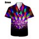 thumbnail image 3 of Nueva camiseta gráfica de iluminación de discoteca para hombre, con estampado 3D, de manga corta, para playa, personalizada, informal, de talla grande, 3 of 5