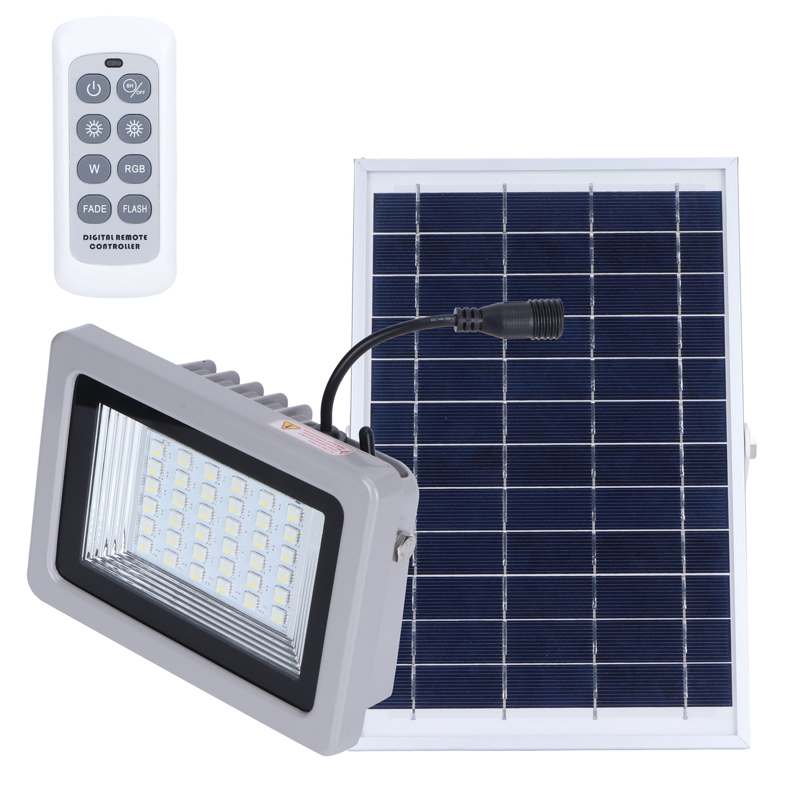 Bizlander Premium 60LED Solar Flood Light Solar Panel For Sheds Barn Farm Signs 