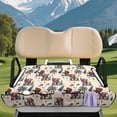 thumbnail image 3 of XYZCANDO Bigfoot Golf Terry Cloth Golf Cart Seat Cover - 4 Storage Pockets, Non-Slip, Washable, Universal Fit for 2-Seat Golf Carts, 3 of 8