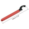 thumbnail image 3 of C Hook Spanner Wrench Collet Chuck for 22-26mm Round Nut, w Red Non-slip Handle, 3 of 4