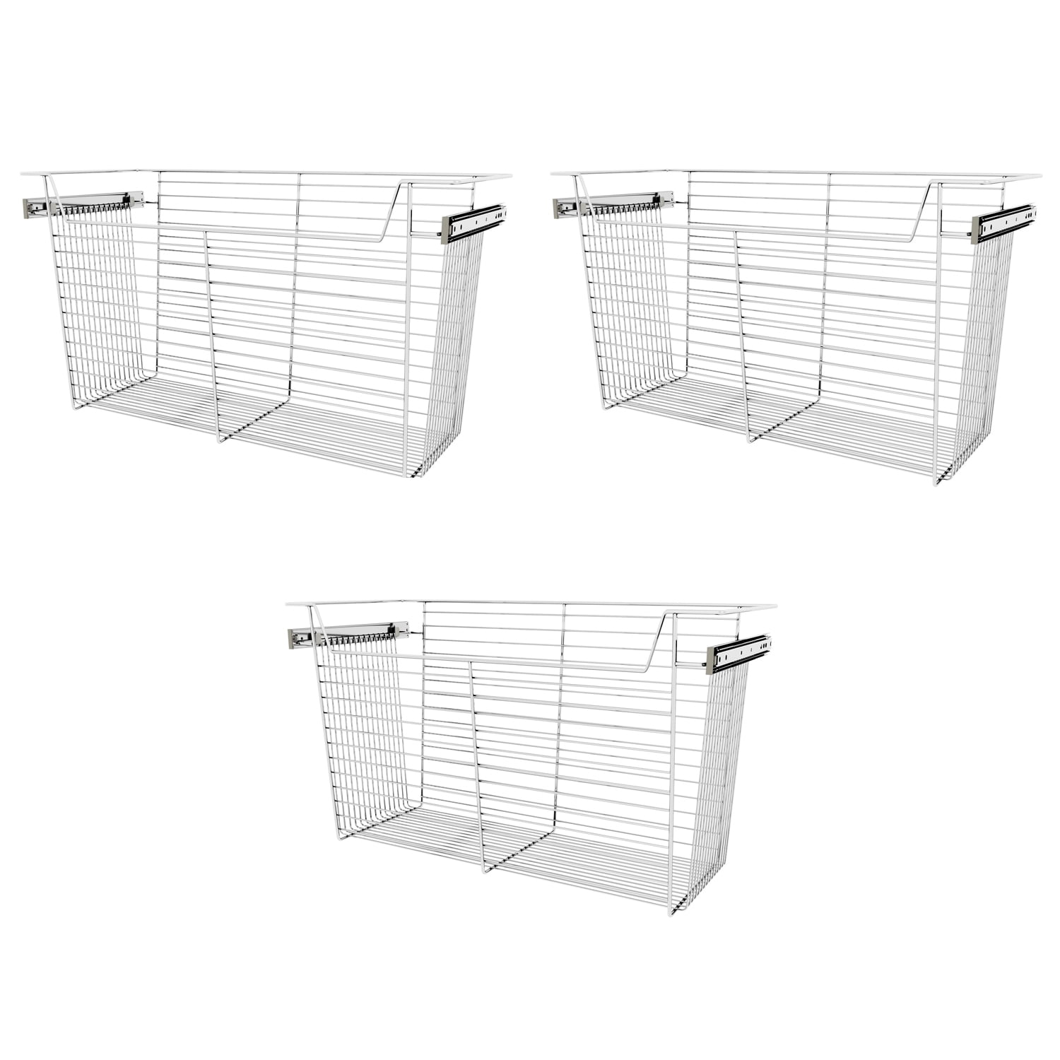 RevAShelf Sidelines CBSL301417CR3 30 Inch Chrome Pullout Closet