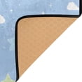 thumbnail image 4 of Clouds and Stars Memory Foam Area Rug 31"x20" Non Slip, Absorbent, Fade Proof for Living Room, Bedroom, Office, 4 of 7