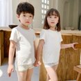 thumbnail image 6 of YTDSCS 2-10T Kids Baby Girls Summer T Shirt Tees Tops Short Sleeve T Shirt Cotton Crew Neck Shirt Casual Solid Color T Shirt, 6 of 8