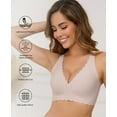 thumbnail image 5 of LWP No Underwire Soft Wireless Seamless Comfort Smoothing Wavy Bras for Women, 5 of 11