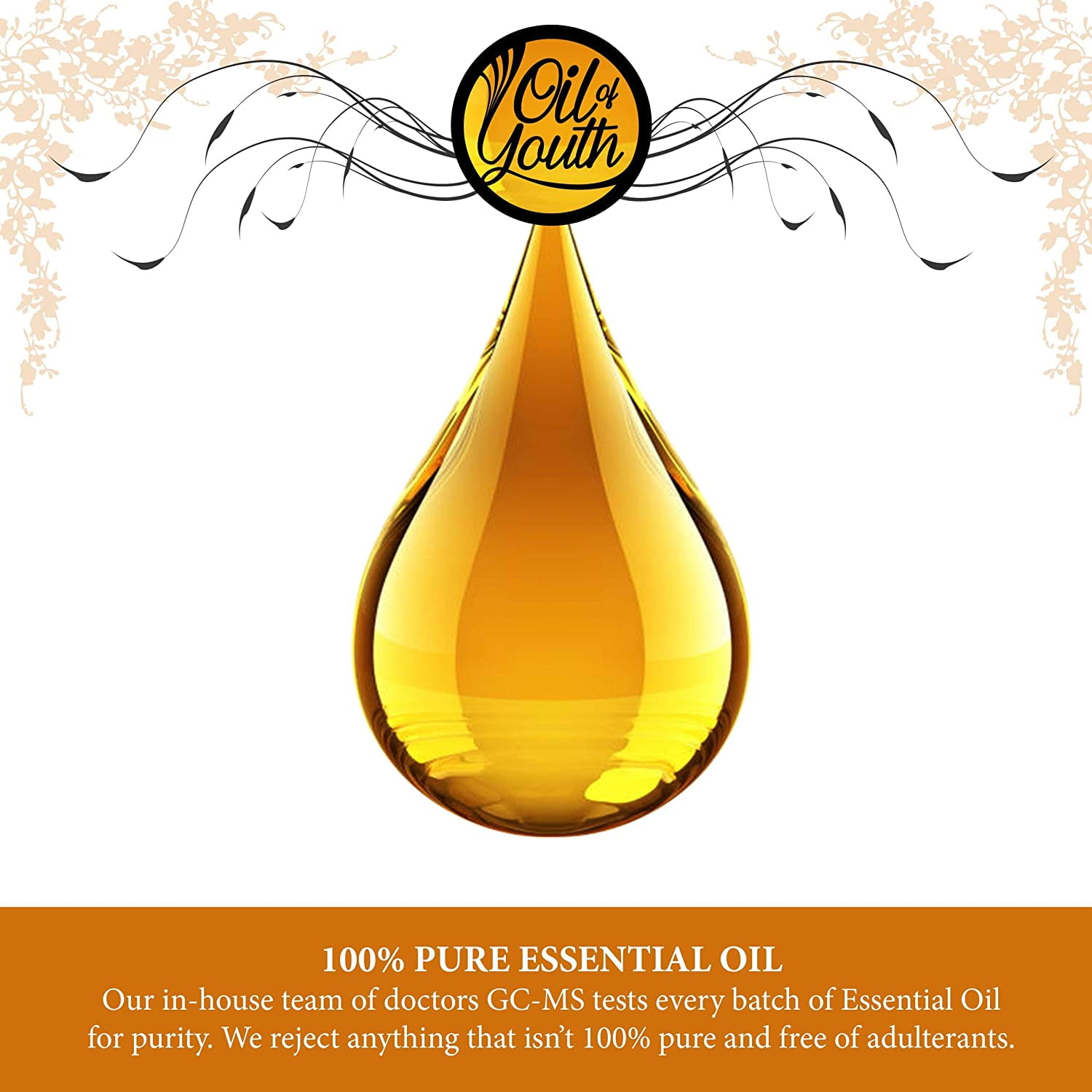 Oil of Youth Essential Oils 16oz - Vetiver Essential Oil - 16 Fluid Ounces