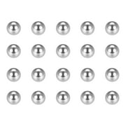 Uxcell G25 Metric Bearing Precision Balls Chrome Steel Silver Tone 100pcs 0.1''