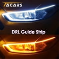 thumbnail image 2 of OUTAD Car Led Daytime Running Light Tear Eye Streamer Turn Light Silicone Ultra-Thin Turning Water Light Guide Light Bar, 2 of 5