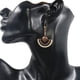thumbnail image 3 of UBIUO - Pendientes bohemios ligeros hechos a mano con forma de abanico para mujer, geométricos, colgantes, huecos, semicirculares, joyería étnica tribal africana, 3 of 4