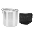 thumbnail image 2 of Portable Camping Cookware Pot, 304 Stainless Steel Portable Metal Rice Cooker Camping Cookware Large Capacity Pot for Outdoor Backpacking Camping Hiking Picnic, 2 of 7