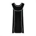 thumbnail image 6 of Summer Dresses for Women 2025, Womens Summer Athletic Sleeveless Mini Dress Casual Workout Tennis Dress(Black,S), 6 of 8
