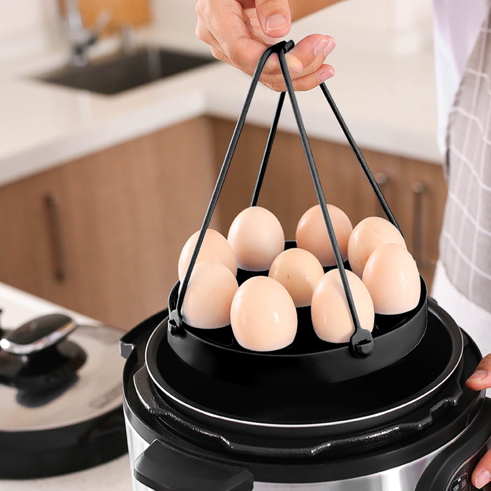 Tebru Portable Silicone Egg Steamer Rack for Instant Pot Pressure