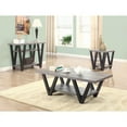 thumbnail image 3 of Bowery Hill V Shaped Console Table in Gray and Black, 3 of 3