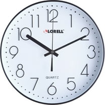Lorell, LLR61011, 12" Quiet Wall Clock, 1
