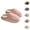Pink, variant on Winter Slippers for Women 2025 Fleece Lined Warm Cozy Fuzzy Slip On Slippers Indoor Non Slip Platform House Shoes