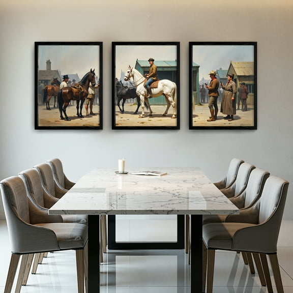 MAYEERTY Modern Abstract Wall Art Painting, Living Room Decor, Black MDF Frame, 7.87"x9.84"