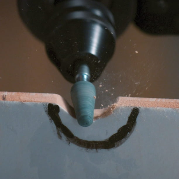 Grinding glass 2024 with dremel