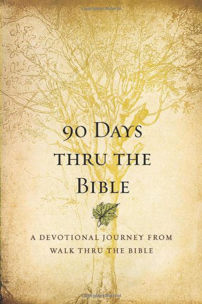 Pre-Owned 90 Days Thru the Bible: A Devotional Journey from Walk Thru the Bible (Paperback) by Chris Tiegreen, Walk Thru Ministries (Creator) - image 2 of 2