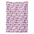 thumbnail image 3 of Ambesonne Japanese Tablecloth Rectangular Table Cover, Cherry Branches Bloom, 60"x90", Lilac White Green, 3 of 4