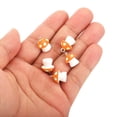 thumbnail image 4 of Unique Bargains Resin Pendants Drops, 30 Pack Mushroom Shape Mini Pendant for Jewelry Making DIY, Orange, 4 of 6