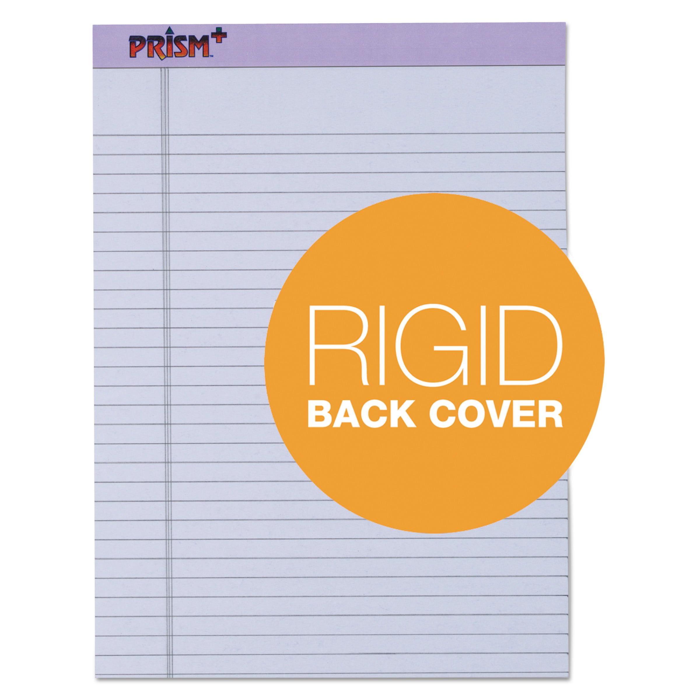 TOPS Prism Plus Colored Legal Pads, 8 1/2 x 11 3/4, Orchid, 50 Sheets, Dozen