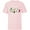 Soft Pink, variant on Star Wars Christmas Logo Holiday Celebration - Short Sleeve T-Shirt for Kids - Customized-Athletic Heather