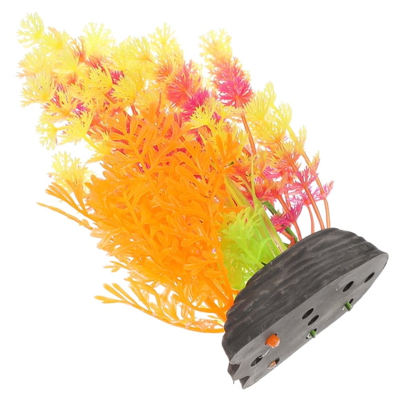 FOMIYES Desktop Aquarium Fish Grass Decoration for Home, Office, and Household Fish Tanks