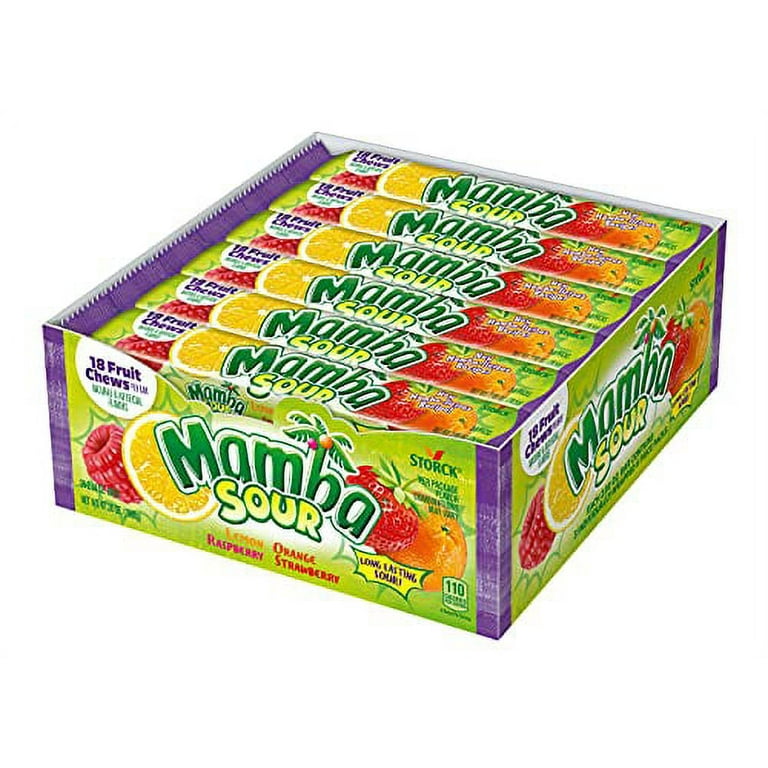 Mamba Sour Fruit Chews 24 Box Walmart