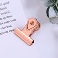thumbnail image 3 of Miangastore Metal Binder Clips Small Gold Paper Clips Copper Electroplating 20Pcs 0.8In, 3 of 8