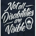 thumbnail image 2 of Not All Disabilities are Visible Unisex Plus Size Hoodie Brisco Brands 5X, 2 of 6